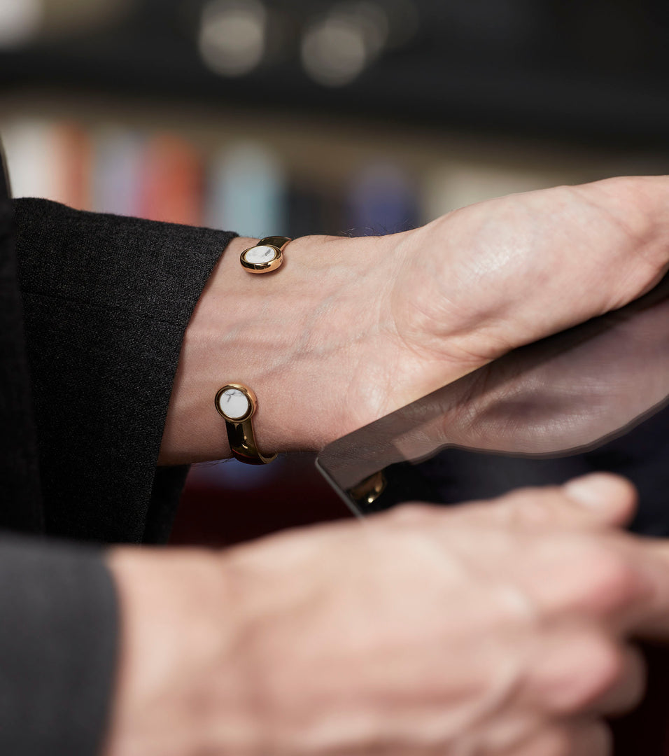 Strachey Stone Cuff Bracelet